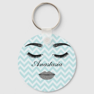 Cool, Amazing, Blue Face whit name Keychain