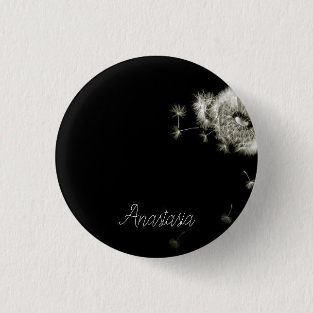 Cool, Amazing, Dandelion 1 Inch Round Button (Front)