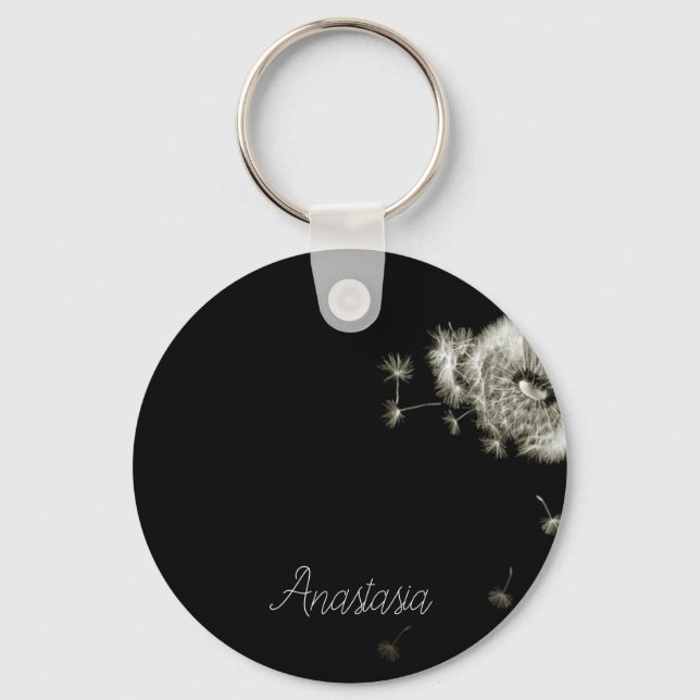 Cool, Amazing, Dandelion  Keychain (Front)