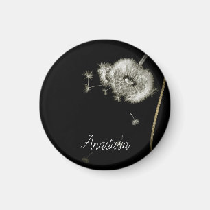 Cool, Amazing, Dandelion Magnet