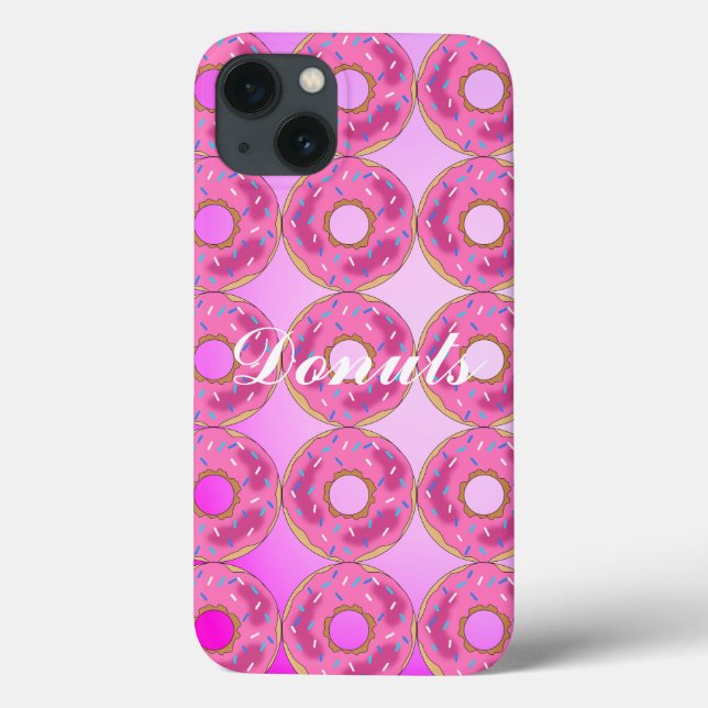 Cool, Amazing Pink Doughnuts Case-Mate iPhone Case (Back)