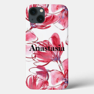 Cool, Amazing Pink Flowers iPhone 13 Case