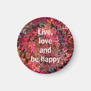 Cool, Amazing, Rainbow whit a quote Magnet