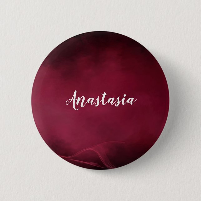 Cool, Amazing, red  2 Inch Round Button (Front)