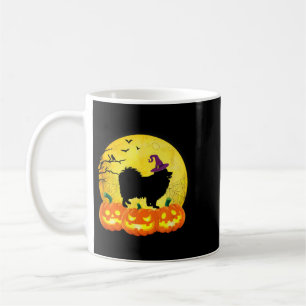Cool American Eskimo Dog Pumpkin Halloween Costume Coffee Mug