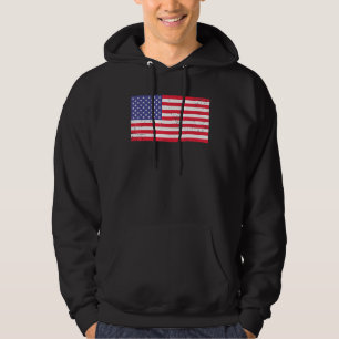 Cool American Flag 4th Of July Usa Patriotic Hoodie