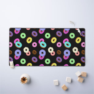 Cool amusant beignets colorés motif noir