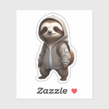 Cool and Adorable Sloth Illustration