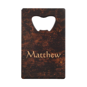 Cool and amazing Fiery Bronze Wallet Bottle Opener