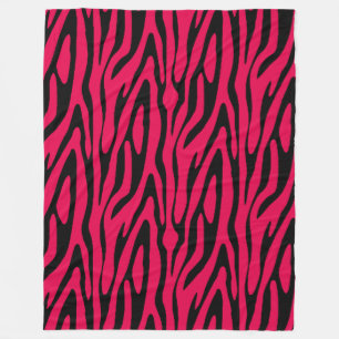 Cool and Chic Animal Skin Pattern Fleece Blanket