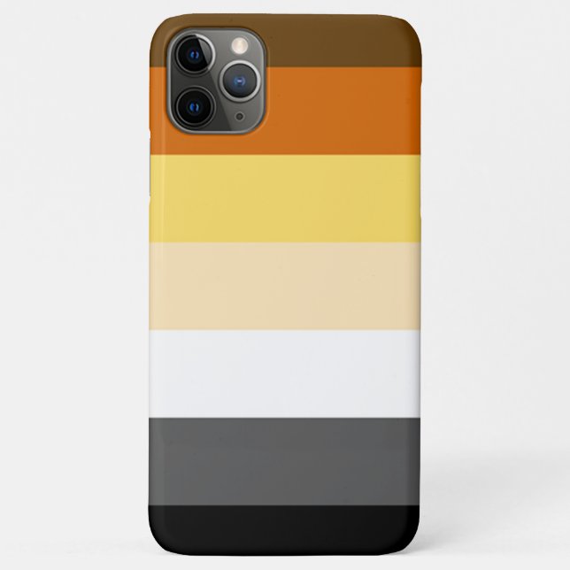 Cool and Classic Bear Pride Flag Case-Mate iPhone Case (Back)