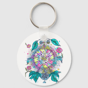 Cool and colourful dreamcatcher keychain