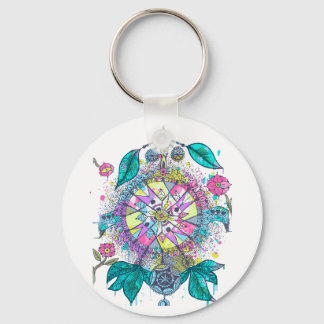 Cool and colourful dreamcatcher keychain
