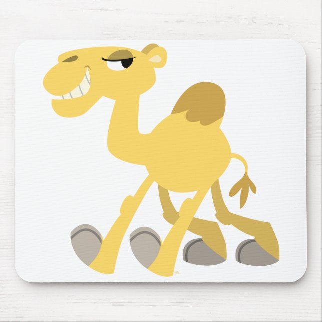 Cool and Cute Cartoon Camel Mousepad (Front)