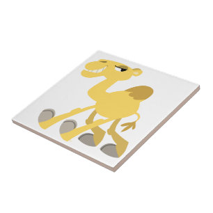 Cool and Cute Cartoon Camel Tile