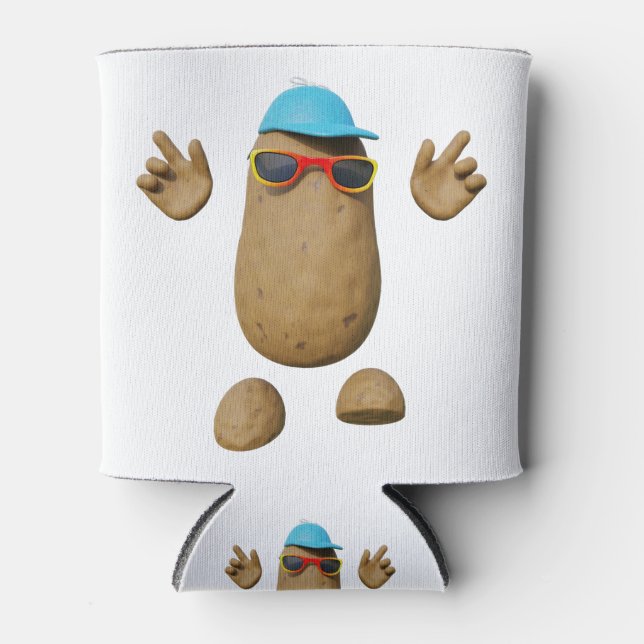 Cool And Cute Spud Potato Can Cooler (Front)