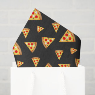 Cool and fun pizza slices pattern tissue paper