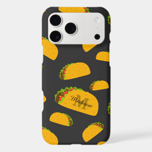Cool and fun yummy taco pattern Monogram