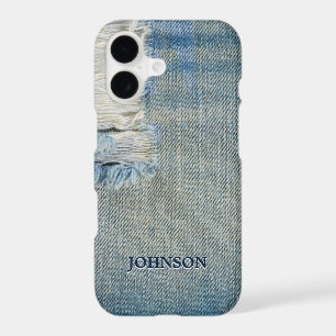 Cool and Funny Blue Jean Threads Custom Monogram