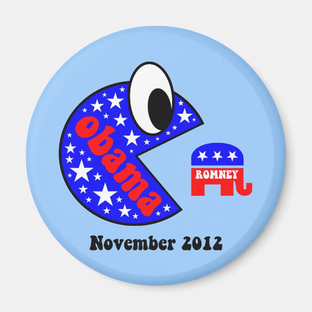 Cool and funny Obama 2012 Magnet (Front)