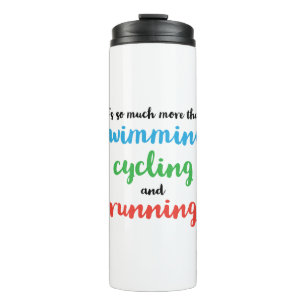 Cool and original Triathlon design for triathletes Thermal Tumbler
