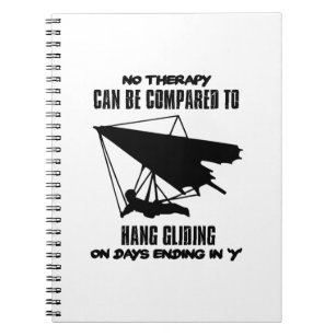 cool and trending Hang gliding DESIGNS Notebook