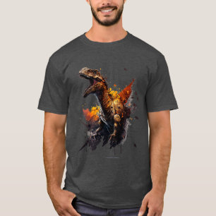Cool angry dinosaur wild raptor 1 T-Shirt
