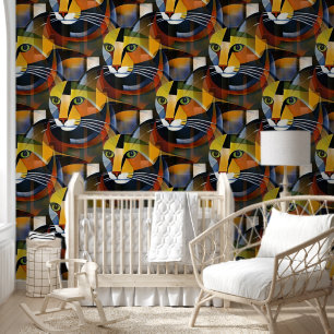 Cool Animal Pattern - Cute Cats 2 Wallpaper