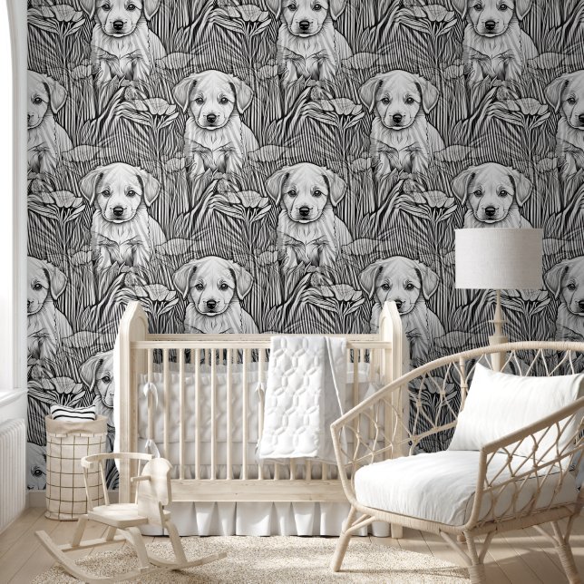 Cool Animal Pattern - Cute Dogs 3 Wallpaper (Kids)