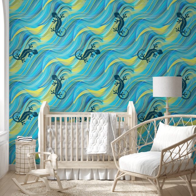 Cool Animal Pattern - Gecko 3 Wallpaper (Kids)