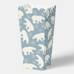 Cool Animal Pattern - Polarbear 1 Favor Box