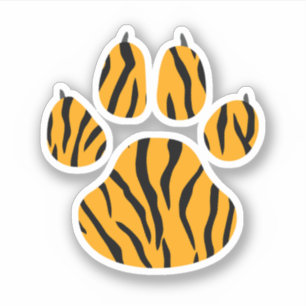 Cool Animal Tiger Print Paw. Perfect design for pe