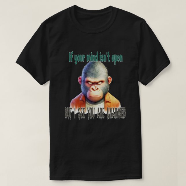 cool animals,gorilla T-Shirt (Design Front)