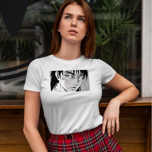 Cool Anime Boy Face  T-Shirt (Creator Uploaded)