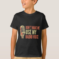 Cool Announcer Voice Humor Vintage Broaasting Stud