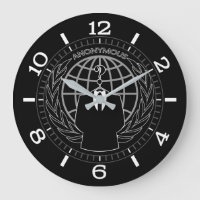 Cool Anonymous Logotype on Black Dial