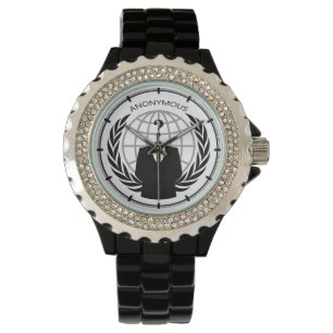Cool ANONYMOUS Logotype with DIAL Watch