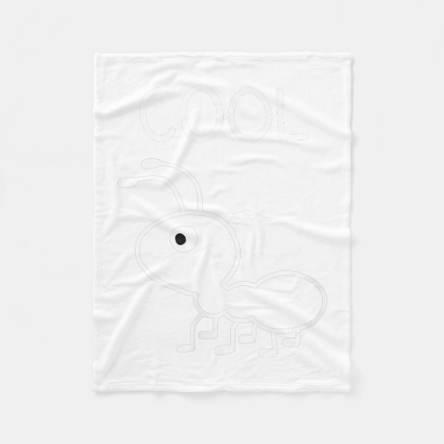 Cool Ant, Puns, Funny, Jokes, Sarcastic _1  Fleece Blanket (Front)