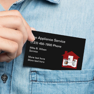 Cool Appliance Service Business Card