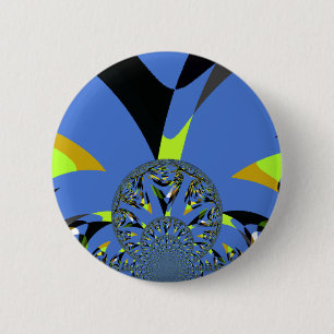 Cool Arches with Fractal Spheres Art Design 2 Inch Round Button