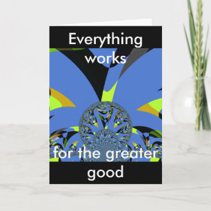 Cool Arches with Fractal Spheres Art Design Card