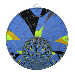 Cool Arches with Fractal Spheres Art Design Dartboard