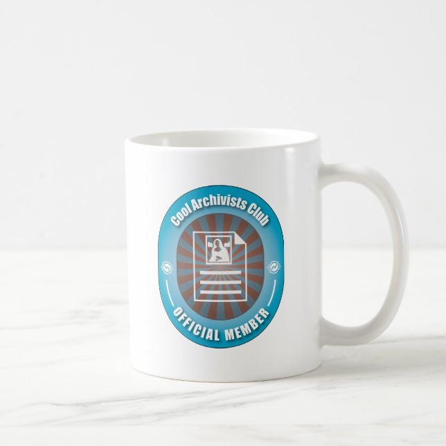 Cool Archivists Club Coffee Mug (Right)