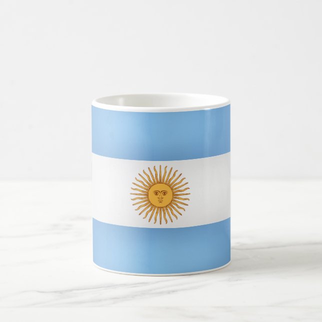 Cool Argentina Flag Coffee Mug (Center)