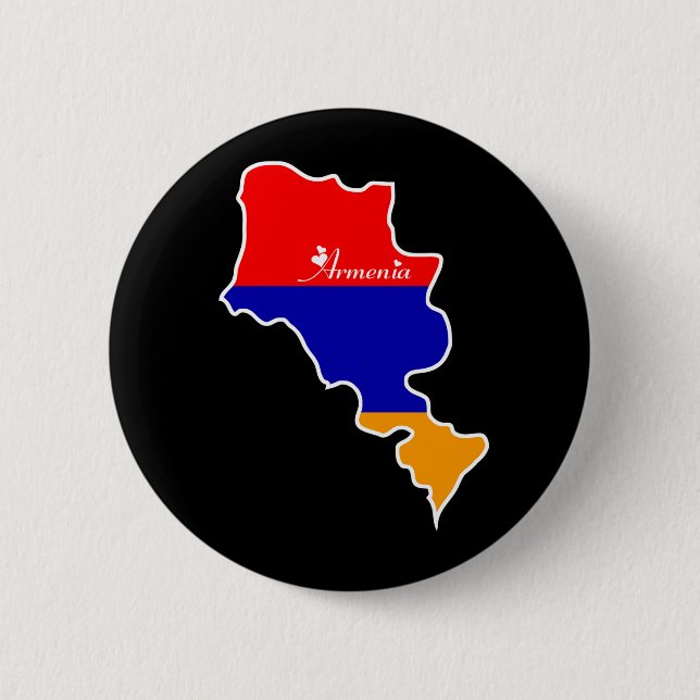Cool Armenia 2 Inch Round Button (Front)