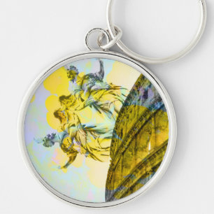 Cool art of Rome elements in trendy way Keychain