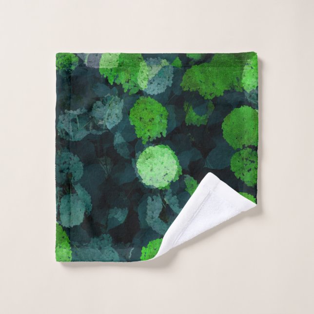 Cool, art unique floral / fleuriste motif (Gant de toilette)