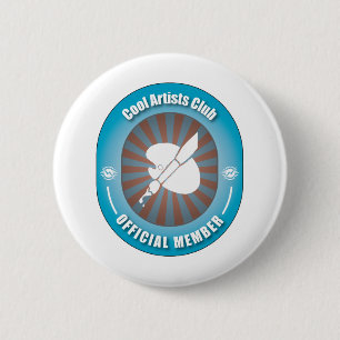 Cool Artists Club 2 Inch Round Button