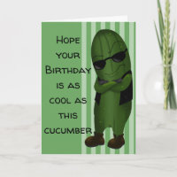 Cool As A Cucumber Birthday