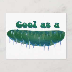 Cool as a Cucumber Postcard
